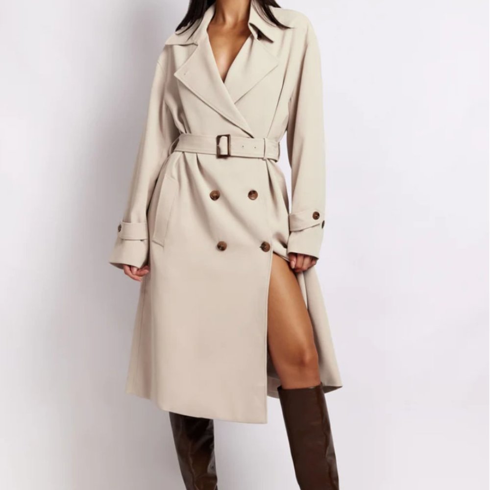 Meshki Super Oversized Trench Coat